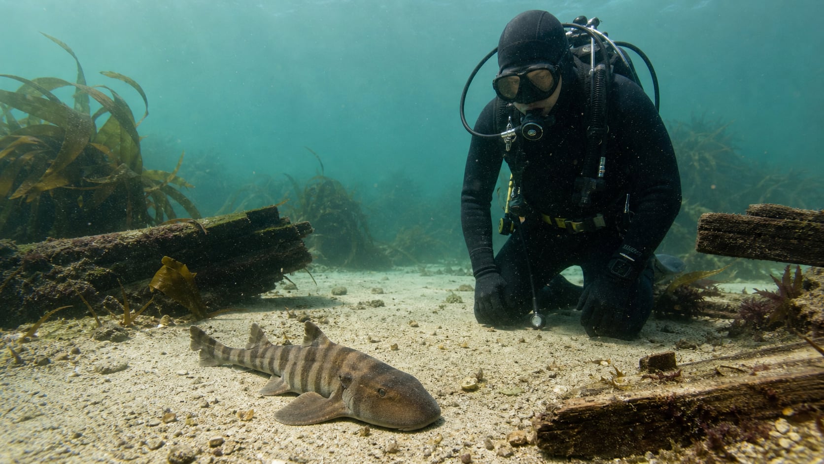 Long Beach Simon's Town tauchen: Einsteiger-Shore-Dive