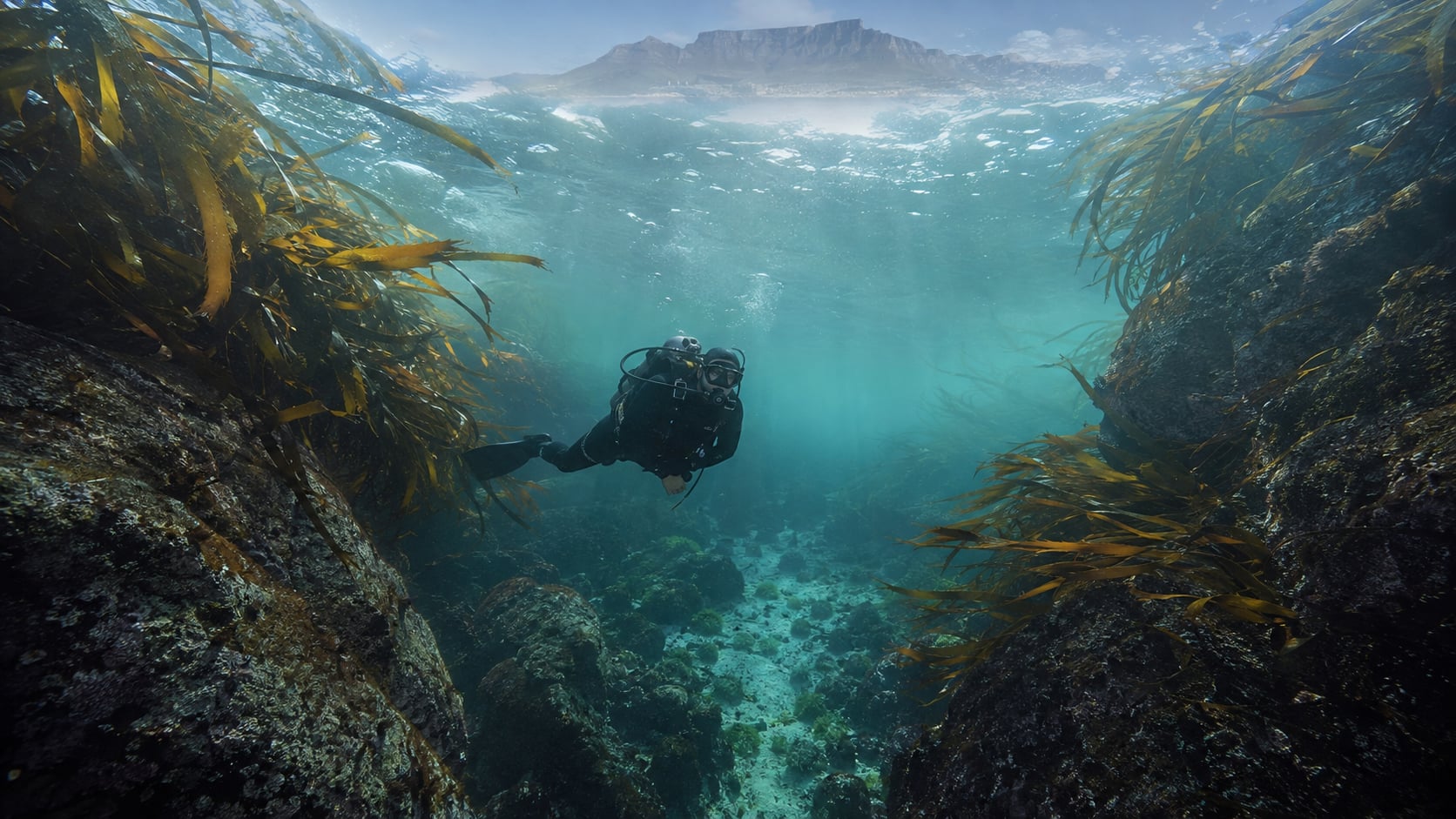 Strömungstauchen Cape Point: Gezeitenströme meistern