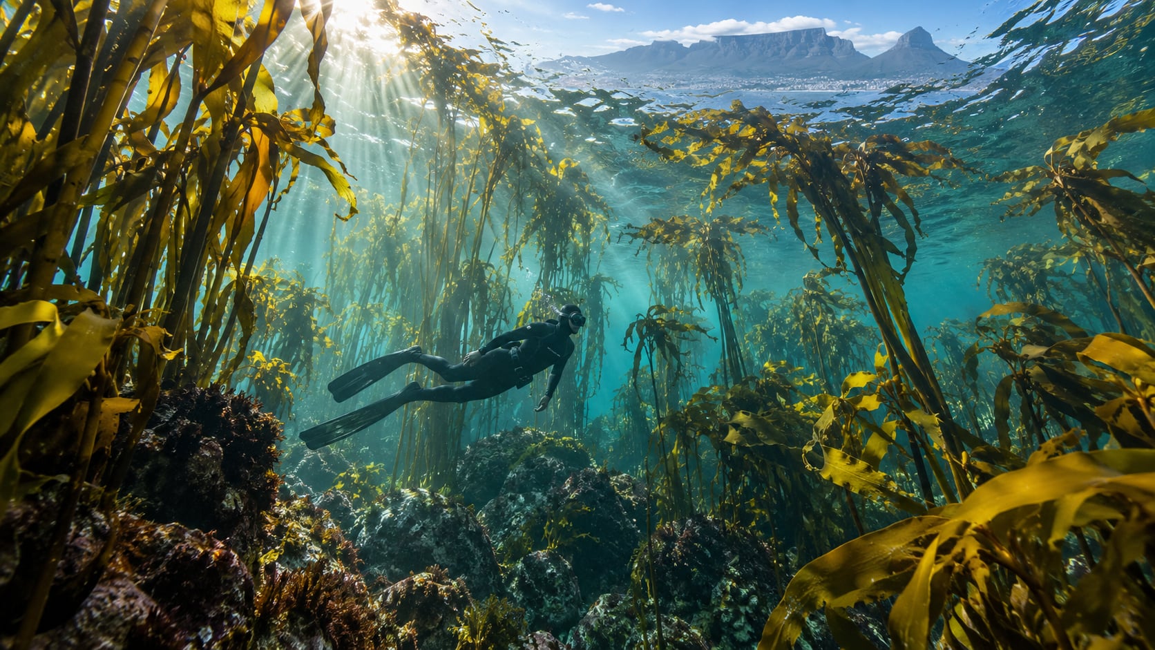 Tauchen Kapstadt Dezember: Atlantik-Sommer startet